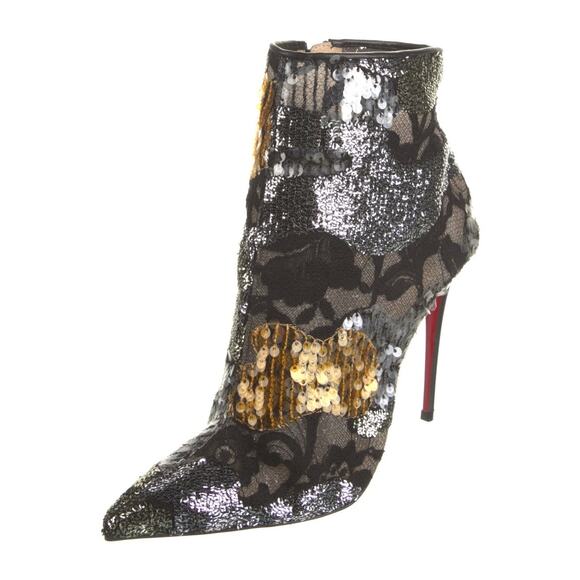 ❤️Christian Louboutin Sequin Boots❤️ - Picture 2 of 5